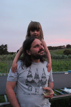 Maison Noire winemaker Guillaume Thomas and daughter Lilly